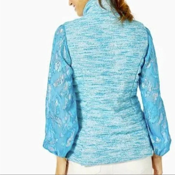 Lilly Pulitzer Noella Boucle Vest size M - Picture 2 of 5